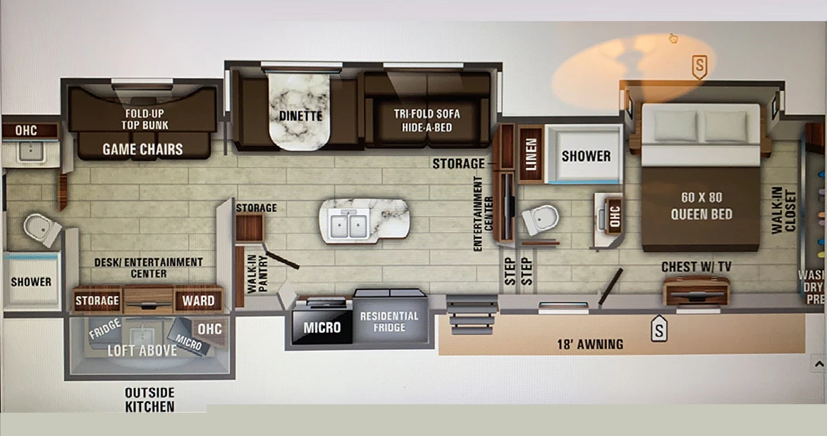Jayco 5th Wheel Trailer Plan Image